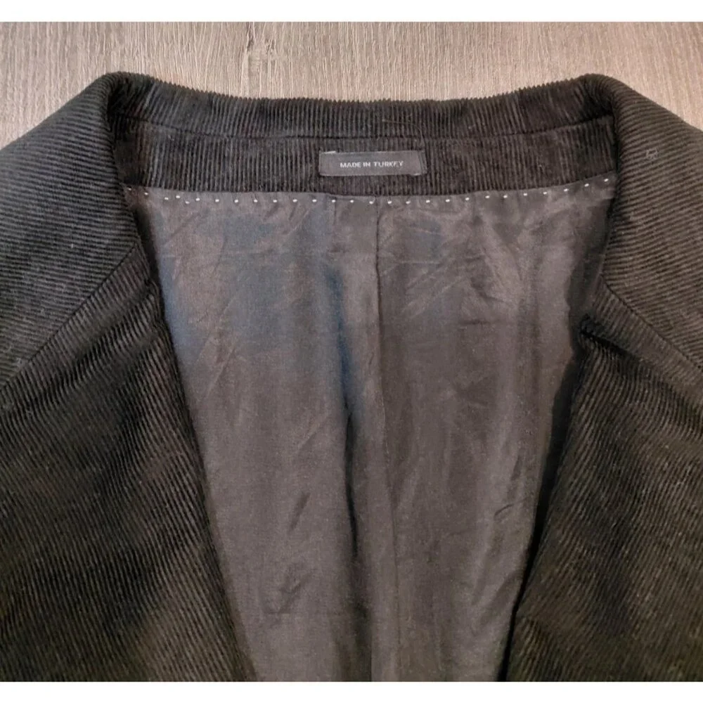 Express Design Studio Corduroy Sport Jacket 2-Button‎ Preppy Dark Academia Goth